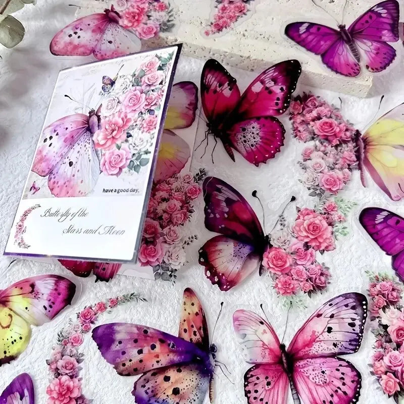 Butterfly Sticker Pack, design D