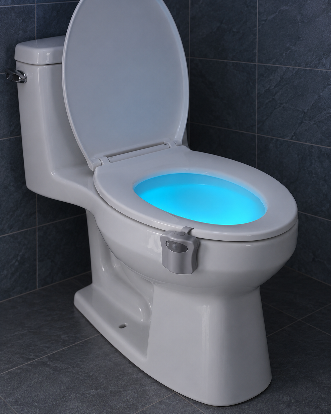 Motion-Sensor Toilet Bowl Light